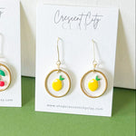 Load image into Gallery viewer, Lemon Drop Charm Earrings

