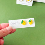 Load image into Gallery viewer, Lemon Stud Earrings
