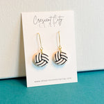 Load image into Gallery viewer, Volleyball Dangle Earrings
