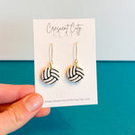 Load image into Gallery viewer, Volleyball Dangle Earrings
