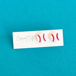 Load image into Gallery viewer, Baseball Stud Earrings
