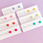 Load image into Gallery viewer, Color Pop Stud Earrings
