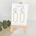 Load image into Gallery viewer, Julia Earrings in Pearl
