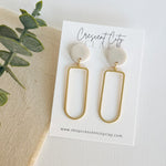 Load image into Gallery viewer, Julia Earrings in Pearl
