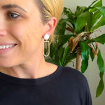 Load image into Gallery viewer, Julia Earrings in Pearl
