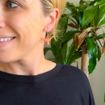 Load image into Gallery viewer, Longhorn Earrings in Burnt Orange
