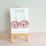 Load image into Gallery viewer, Piggy Dangle Earrings
