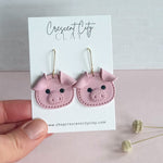 Load image into Gallery viewer, Piggy Dangle Earrings
