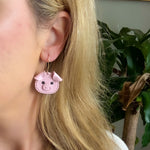 Load image into Gallery viewer, Piggy Dangle Earrings

