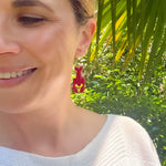 Load image into Gallery viewer, Crawfish Dangle Earrings
