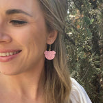 Load image into Gallery viewer, Piggy / Hog Dangle Earrings
