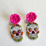 Load image into Gallery viewer, Sugar Skull Earrings

