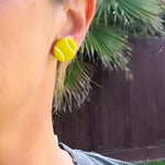 Load image into Gallery viewer, Tennis Ball Stud Earrings
