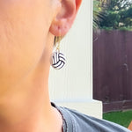 Load image into Gallery viewer, Volleyball Dangle Earrings
