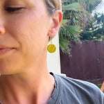 Load image into Gallery viewer, Tennis Ball Dangle Earrings
