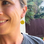 Load image into Gallery viewer, Tennis Ball Dangle Earrings
