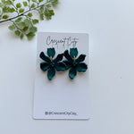 Load image into Gallery viewer, Flora Earrings in Spruce
