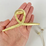 Load image into Gallery viewer, Matte Gold Hair Clip
