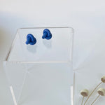 Load image into Gallery viewer, Knot Studs in Cobalt
