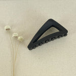 Load image into Gallery viewer, Black Matte Triangle Hair Clip

