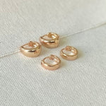 Load image into Gallery viewer, 14k Gold Filled Hoop Earrings - Rose Gold
