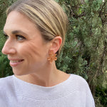 Load image into Gallery viewer, Flora Earrings in Terracotta
