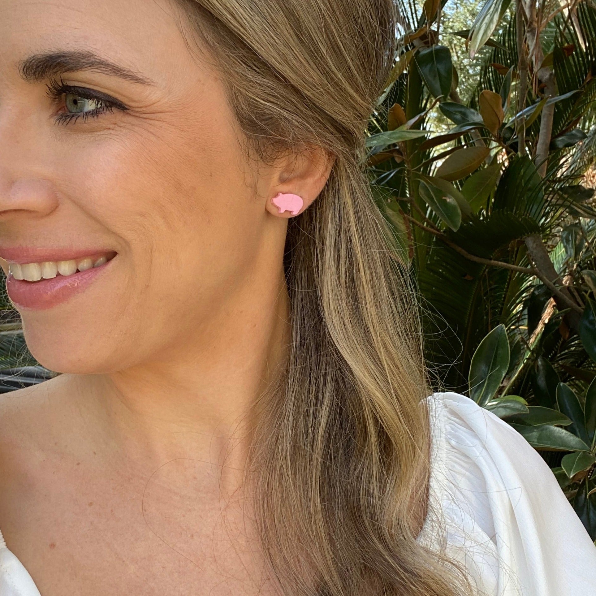 Hog Stud Earrings