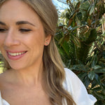 Load image into Gallery viewer, 18K Gold Filled Twist Circle Stud Earrings
