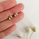 Load image into Gallery viewer, 18K Gold Filled Twist Circle Stud Earrings
